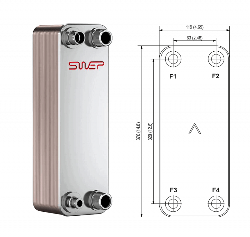 Теплообменник Swep B20