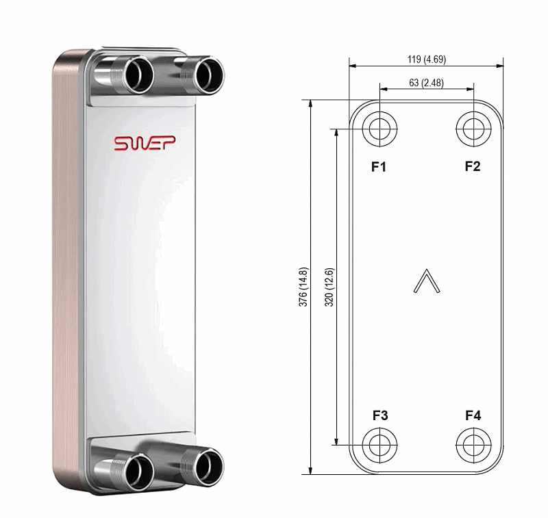 Теплообменник Swep B16DW