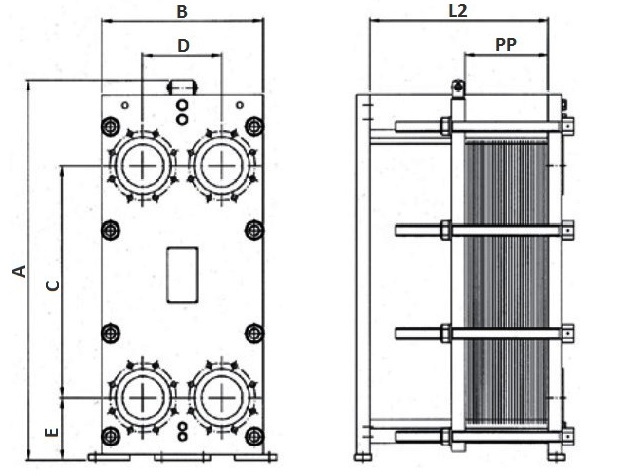 Теплообменник Funke FP 80-25